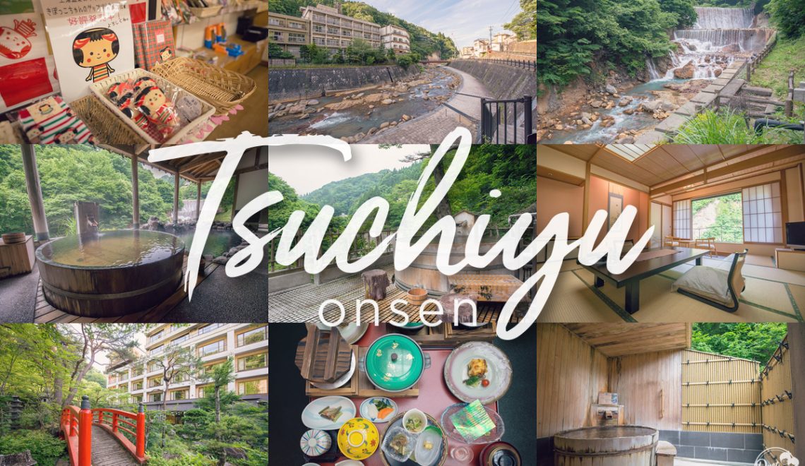 แช่น้ำร้อนสุดฟิน กลางน้ำตกและหุบเขาที่ Tsuchiyu onsen